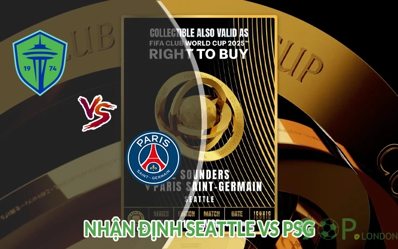Nhận định Seattle vs PSG 02h00 ngày 24/06: Cơ hội thắng 1 Nhận định Seattle vs PSG